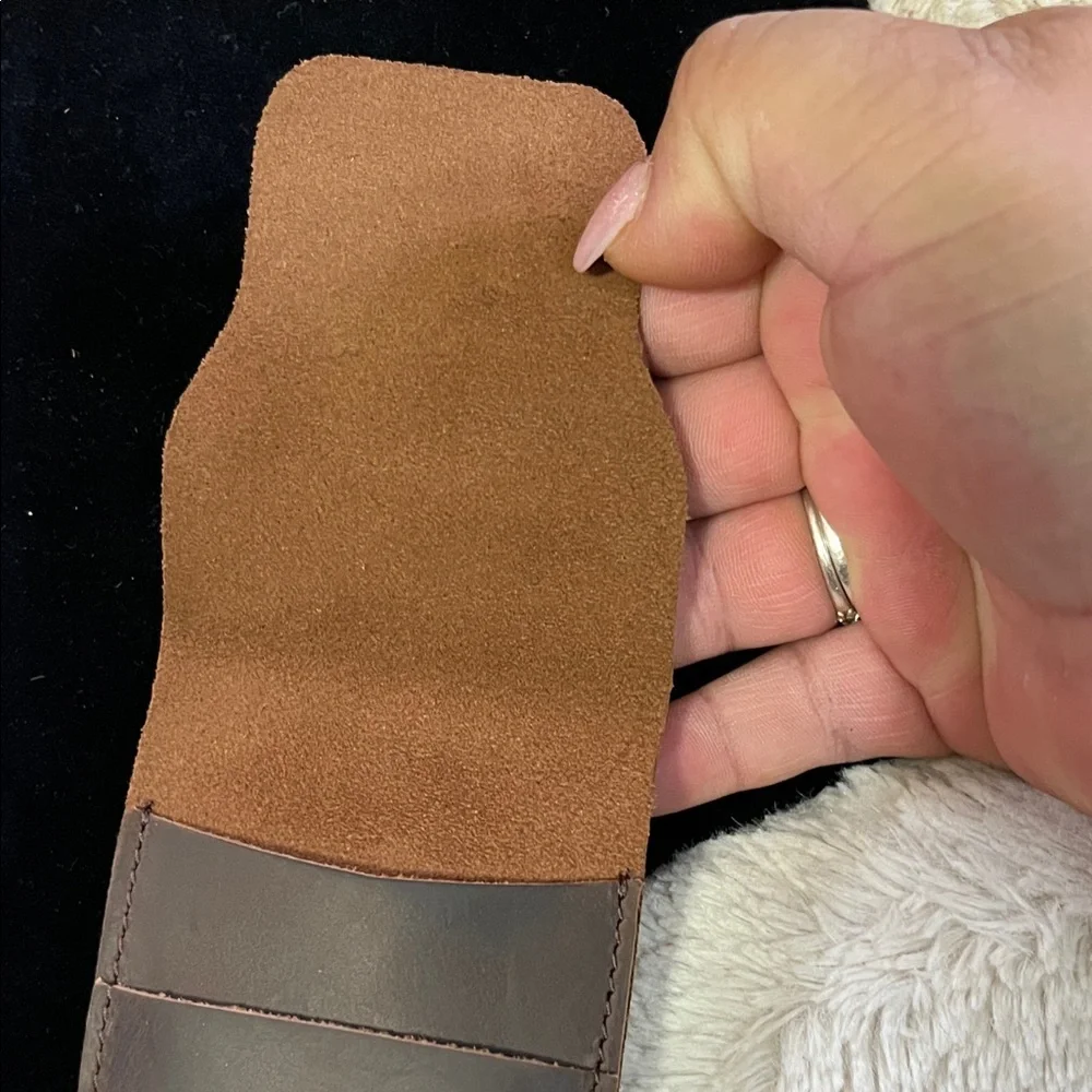 Sophisticated Dark Brown Pencil Case